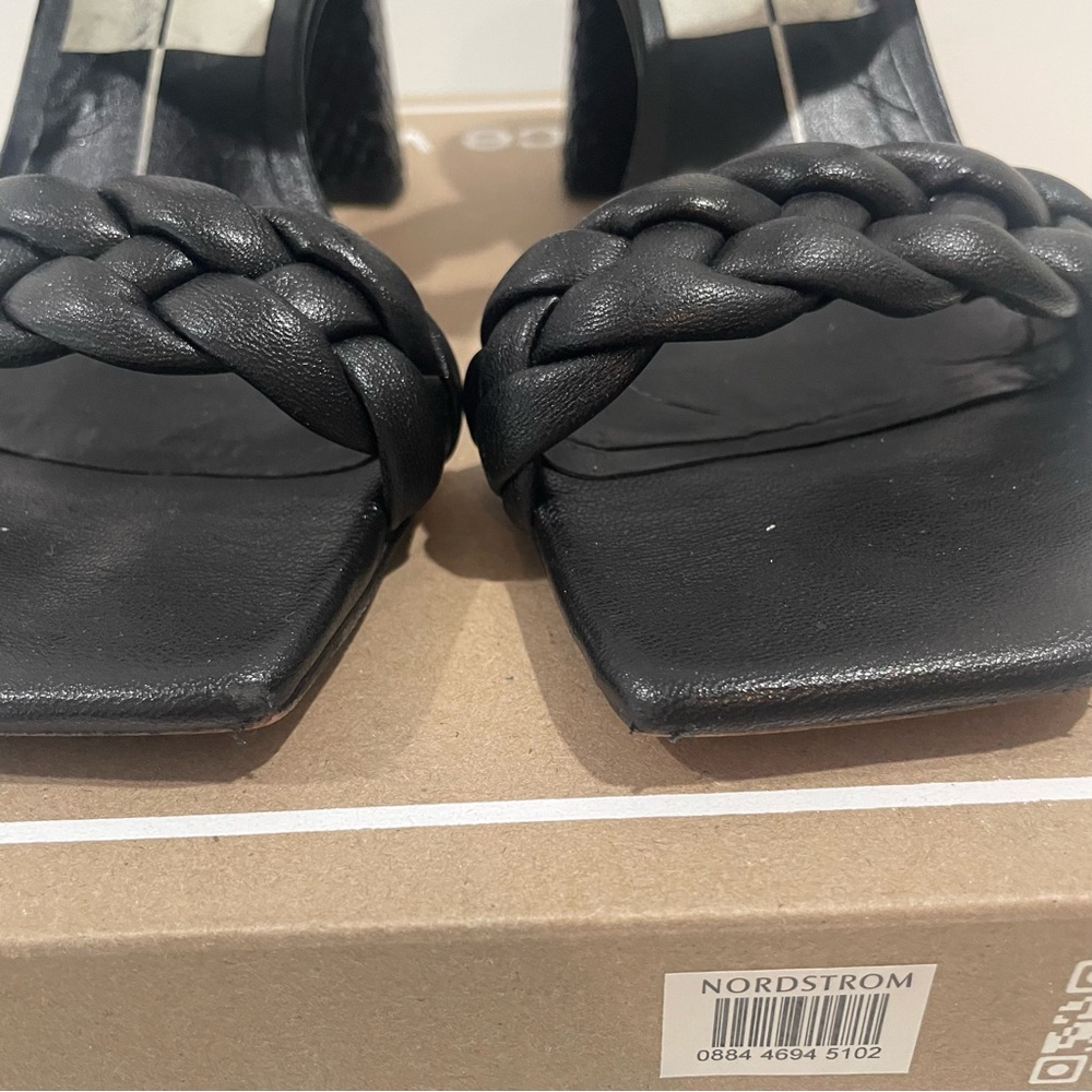 Dolce Vita PAILY Black Heels Braided Design - Picture 9 of 16